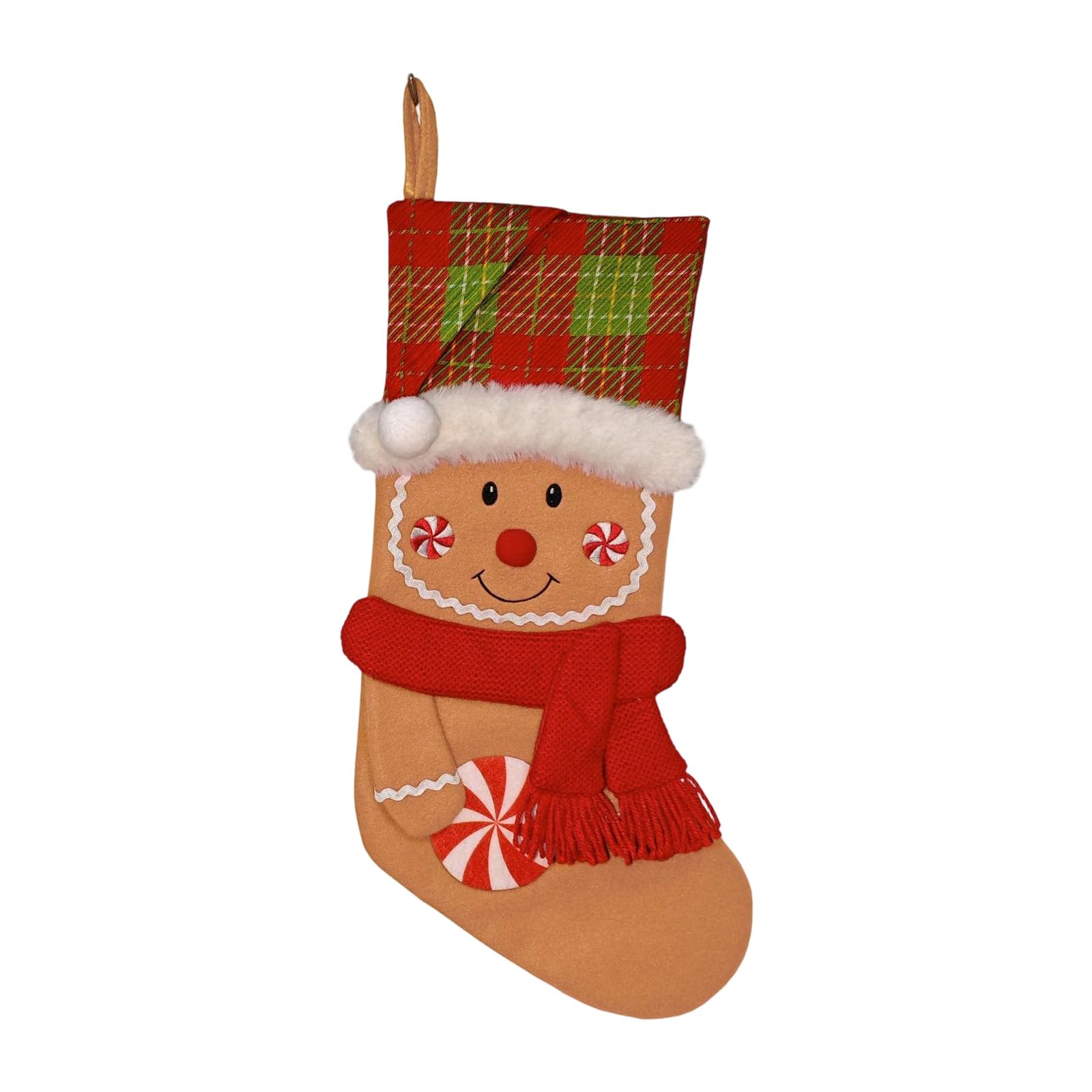 KAQNTUD Cartoon Christmas Stockings Candy Bag for Fireplaces Home Party Decorations Stockings Cartoon Hanging Socks for Tree Decoration