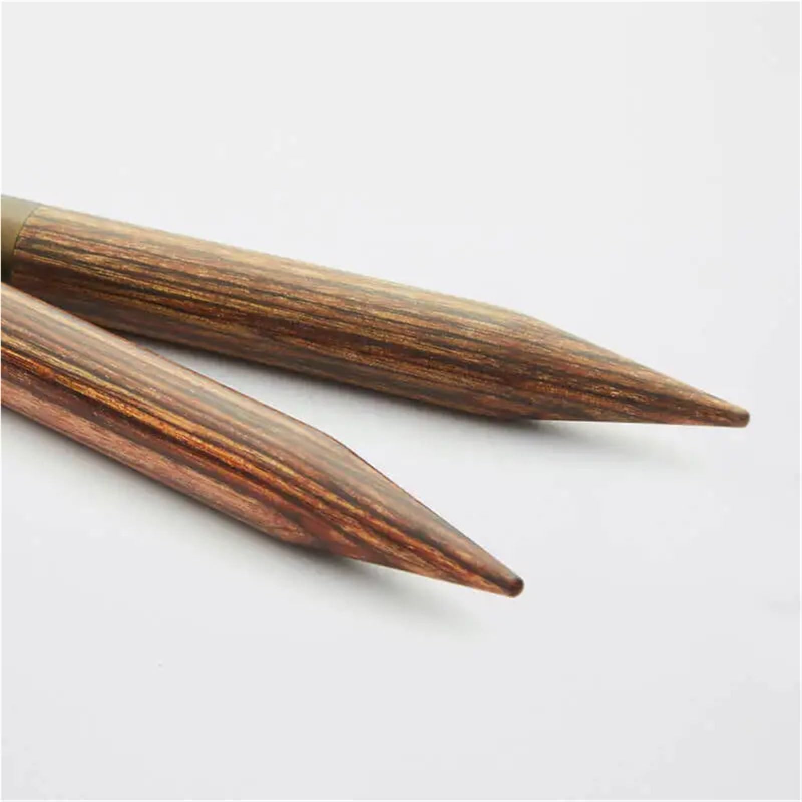 1 par de puntas agujas tejer circulares intercambiables for herramienta radios profesional Aguja de tejer(1 pair 8.0mm,8.5cm)