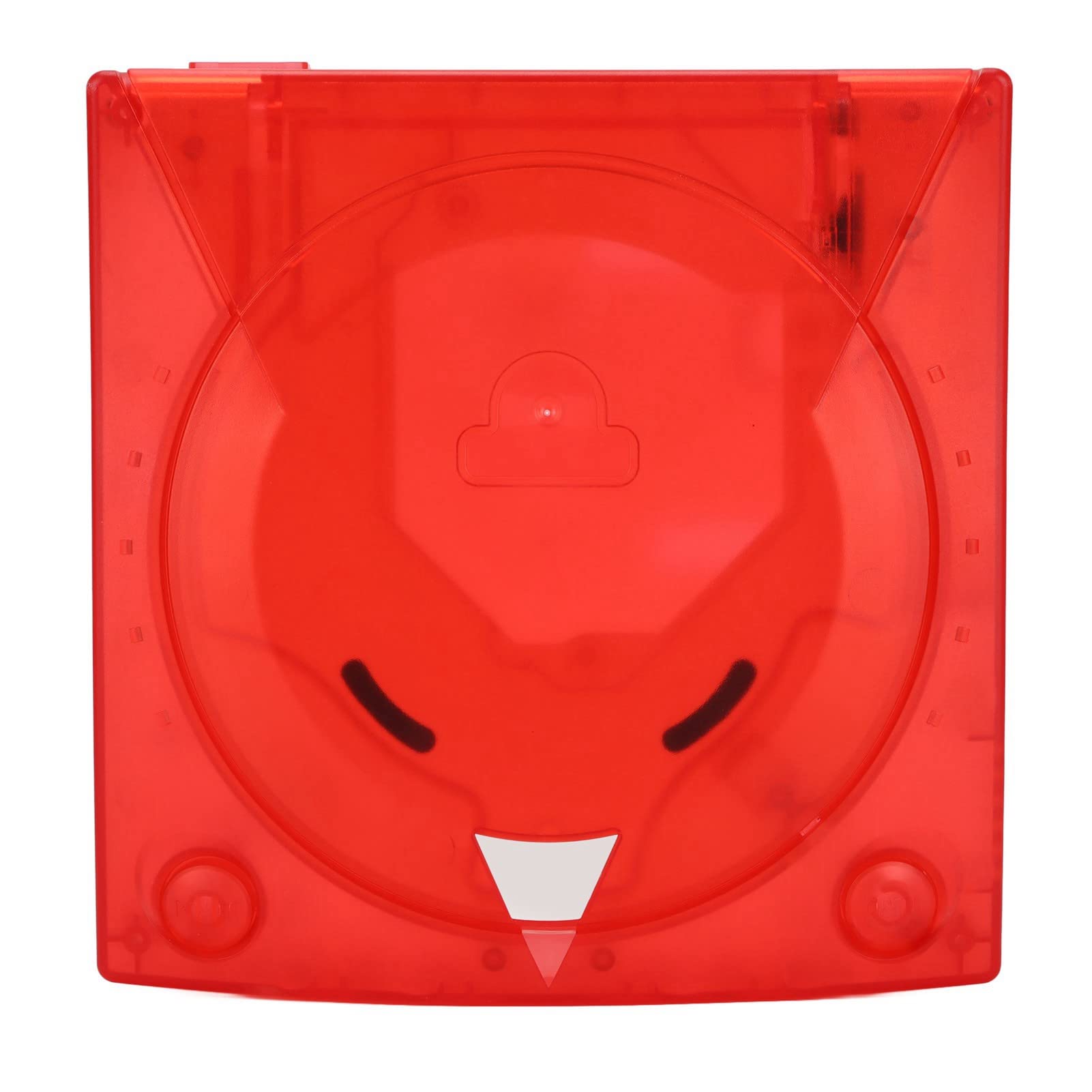Custodia Protettiva per Dreamcast DC Custodia in ABS Durevole Personalizzabile per gli Appassionati di Giochi retrò Rosso Traslucido