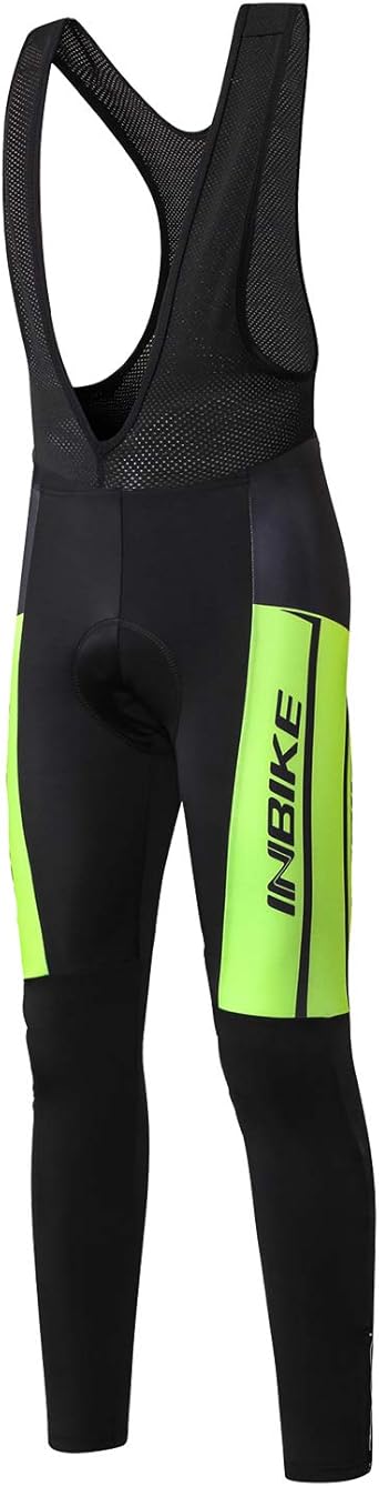 Pantaloni Da Ciclismo INBIKE Termici Imbottiti - 3D Gel Pad, Traspiranti, Catarifrangenti, Per Uomo, Taglie S-XXXXL - Foto 4