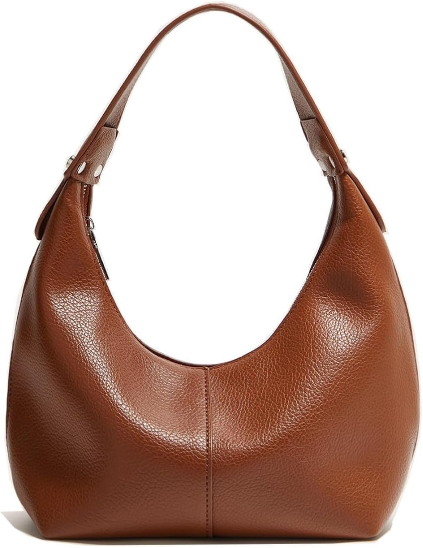2026 Hobo Handbags, Vegan Leather Shoulder Bags for Women, Clutch Y2K Purse Handbags Tote Bag