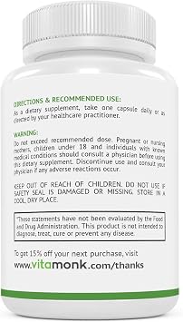 VitaMonk Longevity Duo - Resveratrol & Pterostilbene Power Pack