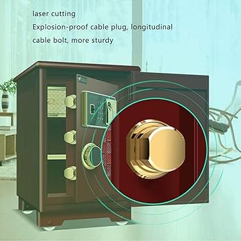 Amazon.co.jp: キャビネット金庫電子ホーム金庫中壁金庫耐火指紋