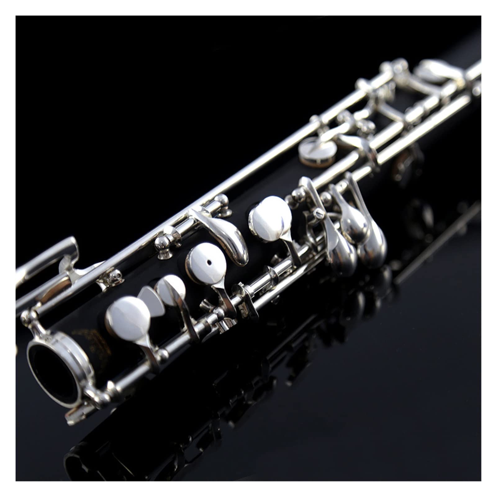 Strumento Oboe Il Pulsante Semi-Automatico Placcato Argento Oboe È Adatto per L'apprendimento dei Bambini Principiante di Oboe