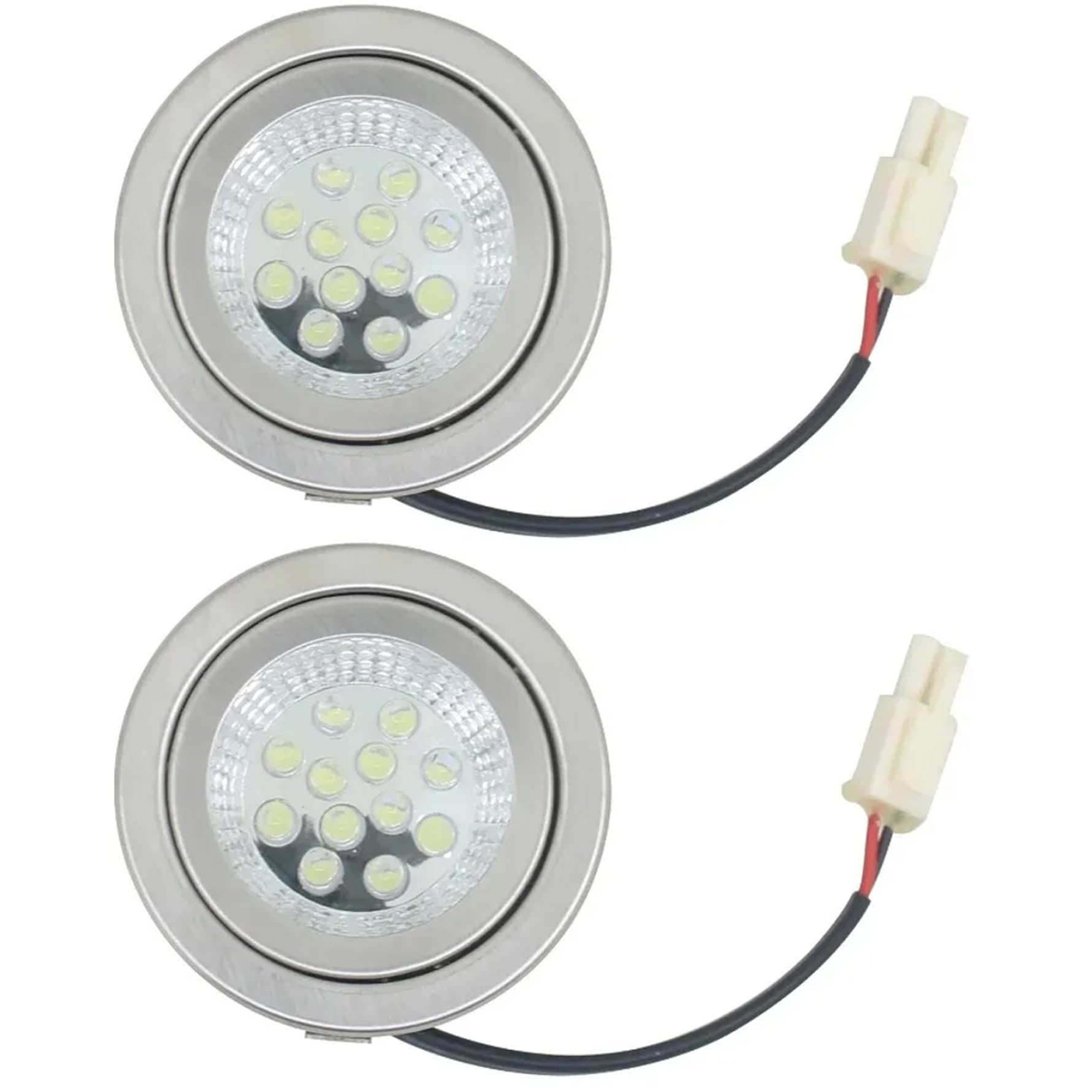 Muzrunq Range Hood Light Bulbs 3W 24V Cooker Range Hood Light with EL Connector Energy Saving Kitchen Cooker Bulbs Replacement Stove 2Pcs Kitchen Accessories Replacement