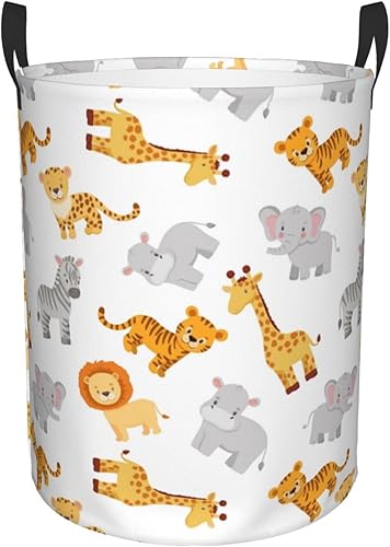 Miniatura 9 de Cesta de ropa sucia para la ropa sucia y plegable con asas, fácil de transportar, cesta de almacenamiento redonda para ropa sucia, cesta de manta