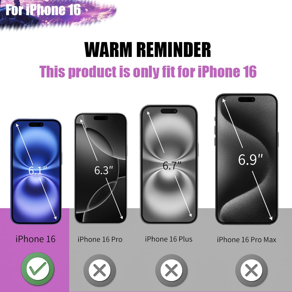 Loytal Battery Case for iPhone 16, 5000mAh Rechargeable Extended Battery Charging/Charger Case, Add 100% Extra Juice (6.1 Inches) Black