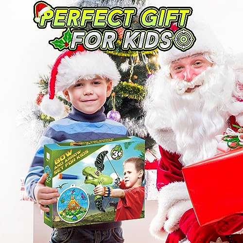 Veopoko Toys for 4 5 6 7 8 Year Old Boys, Dinosaur Toys for Boys Age 4-8 Bow and Arrow Set Kids 4 5 6 7 8 Year Old Boy Gifts Outdoor Toys for 4-8 Year Old Boys Toys Age 4-8 Archery Set Kids - Image 7