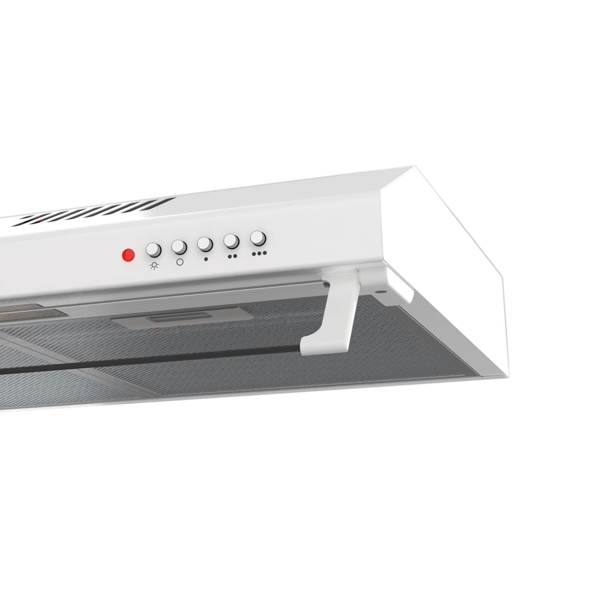 CATA | Campana extractora de cocina | Modelo LF-2060 WH | Campana Convencional | 3 Niveles de Potencia | Capacidad de 195 5m3/h | Clase de Eficiencia Energética C, One size
