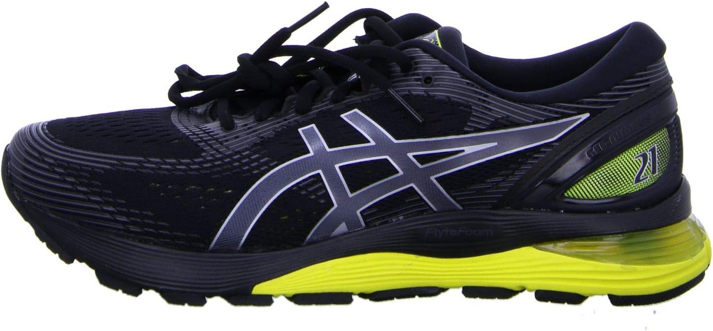 ASICS Men's Running Shoes, Black Black Lemon Spark 003, 13 UK