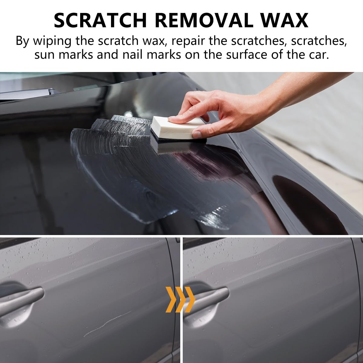 2PCS Scratch Remover for Vehicles, 2026 New Car Scratch Repair Paste Scratch Remover Kit with Wipe Sponge, Car Polishing Wax Scratch Remover for Deep Scratches - Image 5