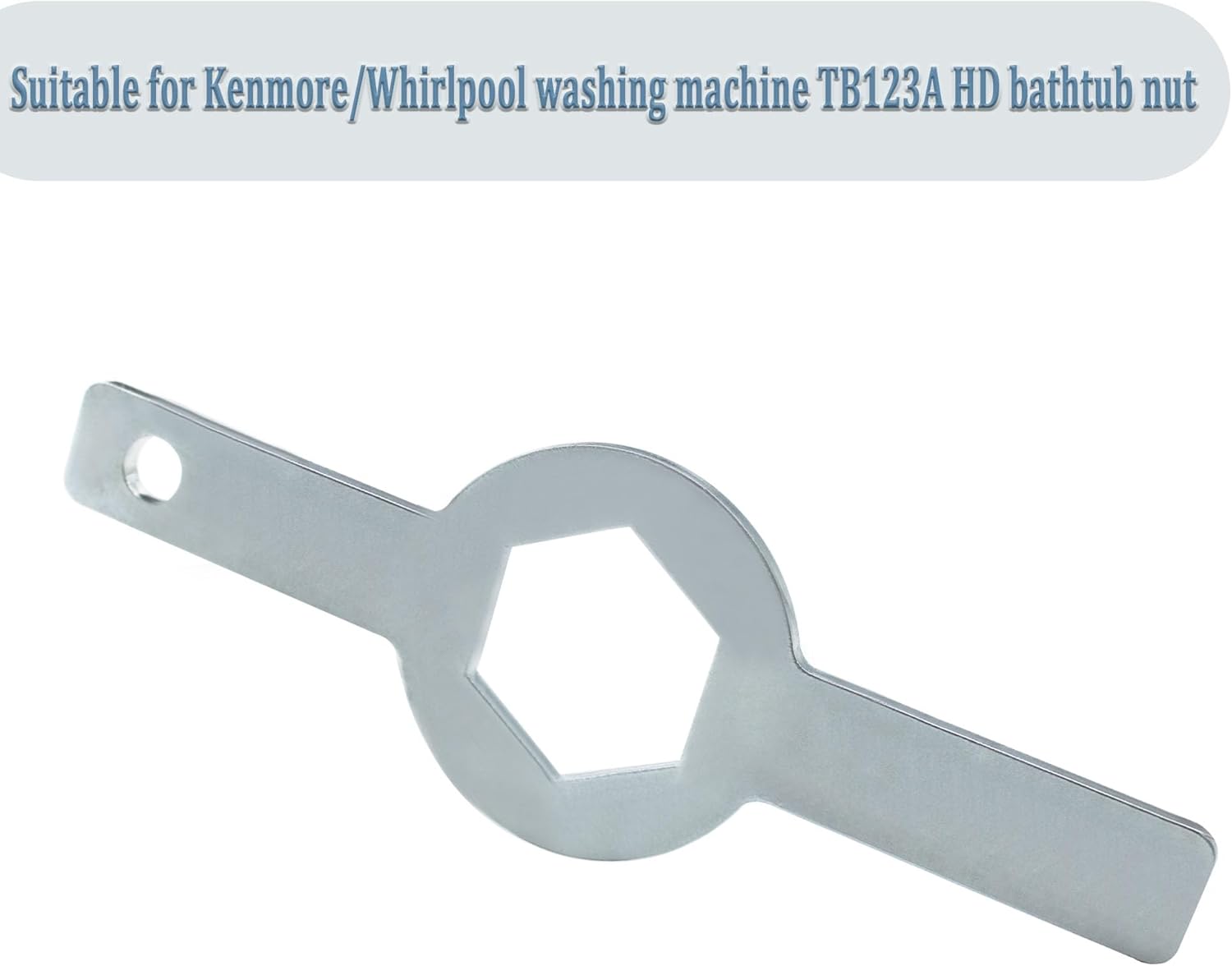 HNF TB123A Washer Spanner Wrench For GE Washing machine WX5X1325, WX05X1325 (1-11/16" GE Washer Only) HD Tub Nut Spanner Wrench/Tool (Set of 1)