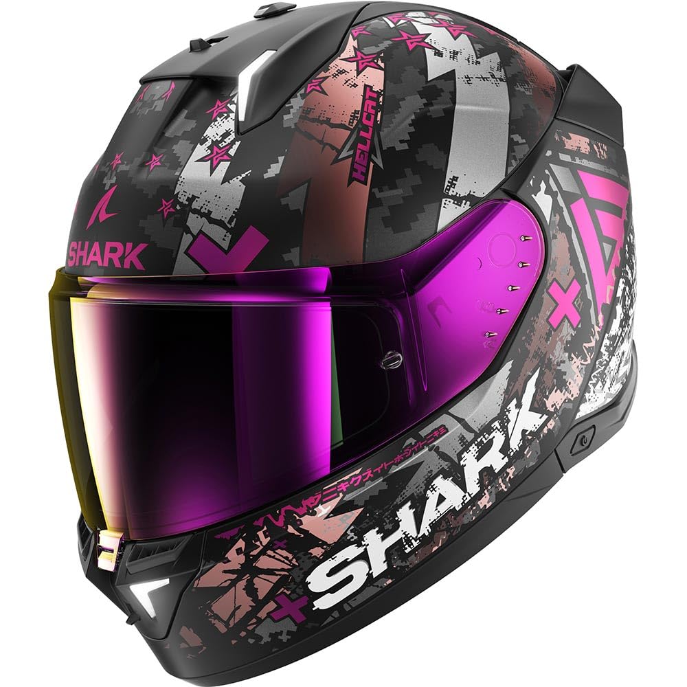 SHARK, Casque Moto intégral SKWAL i3 Hellcat Noir/​Rose, XS