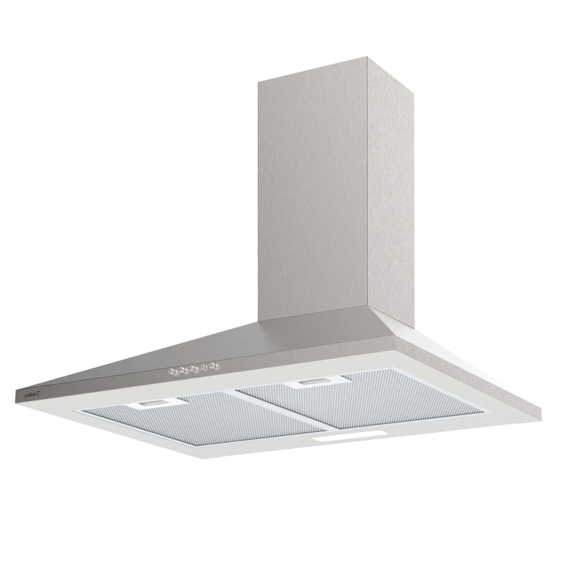 Cata Clara Campana Extractora Vk 7000 X Control Mecánico 3 Niveles Extracción 480 M3/H Nivel Sonoro 56 Db Motor K10 Consumo 110 W Iluminación Led Color Inox