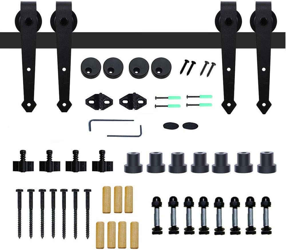 Buy LWZH 12FT/366cm Sliding Barn Door Hardware Sliding Door Kit Barn
