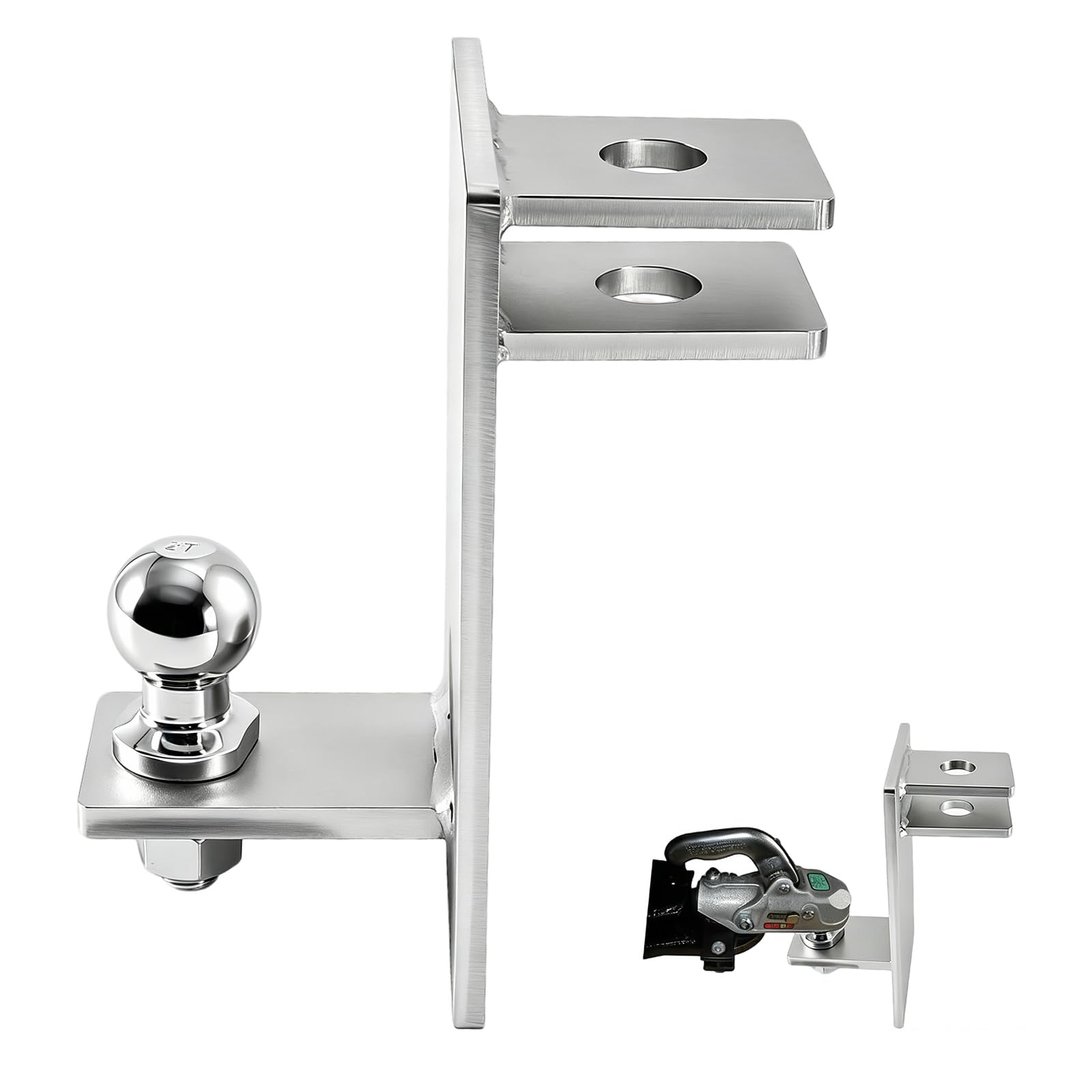 Kugelkopf Anhängerkupplung 3T für Traktor, 50mm Zugmaul Kombikupplung