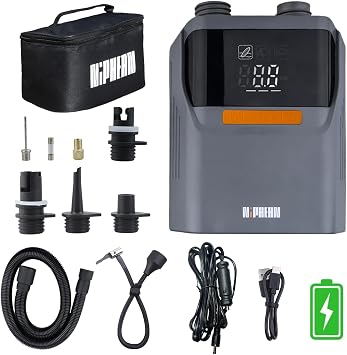 Niphean Paddle Board and 50 PSI Rechargeable Electric Pump