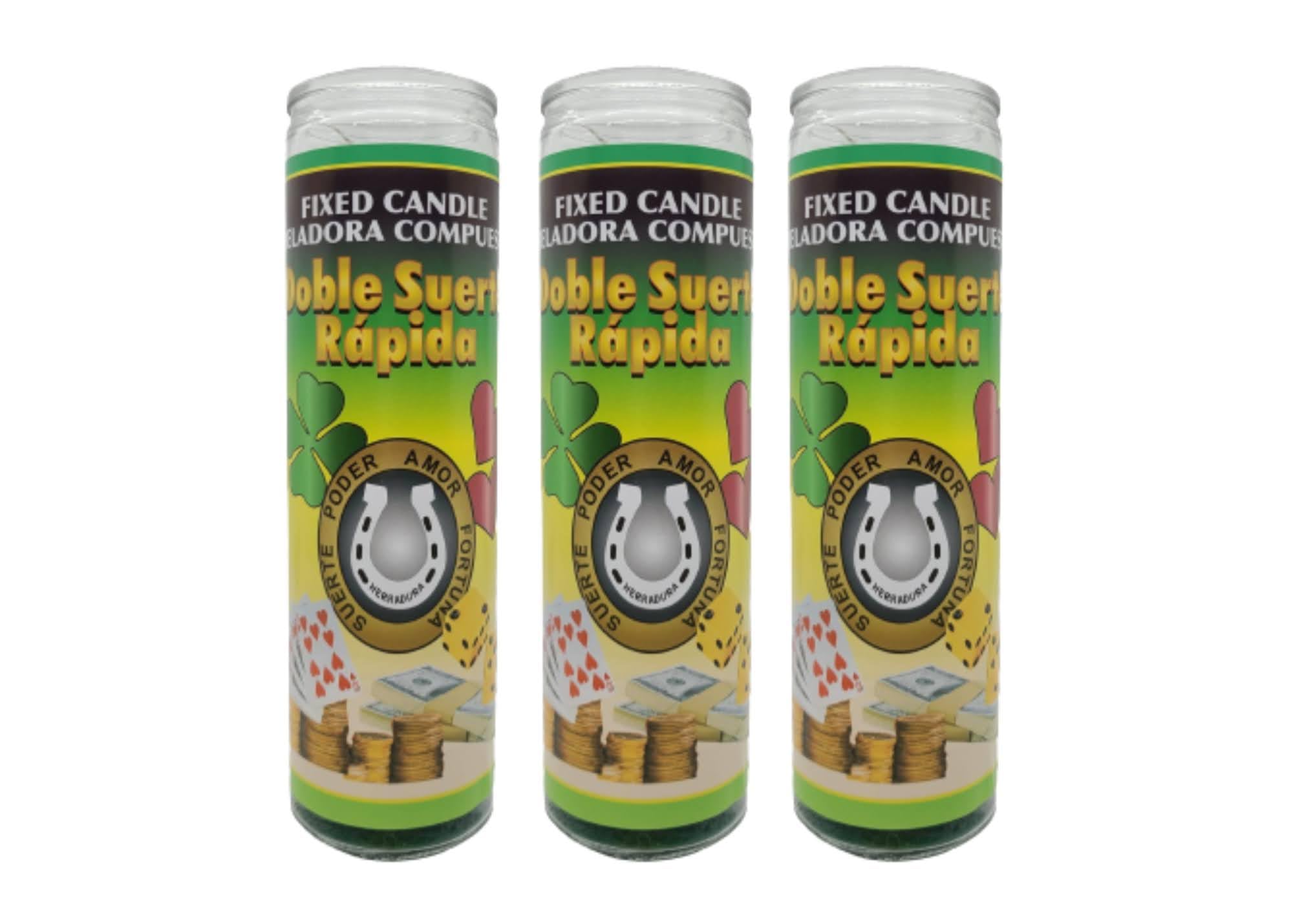 Doble Suerte Rapida Fixed Candle (Set of 3)