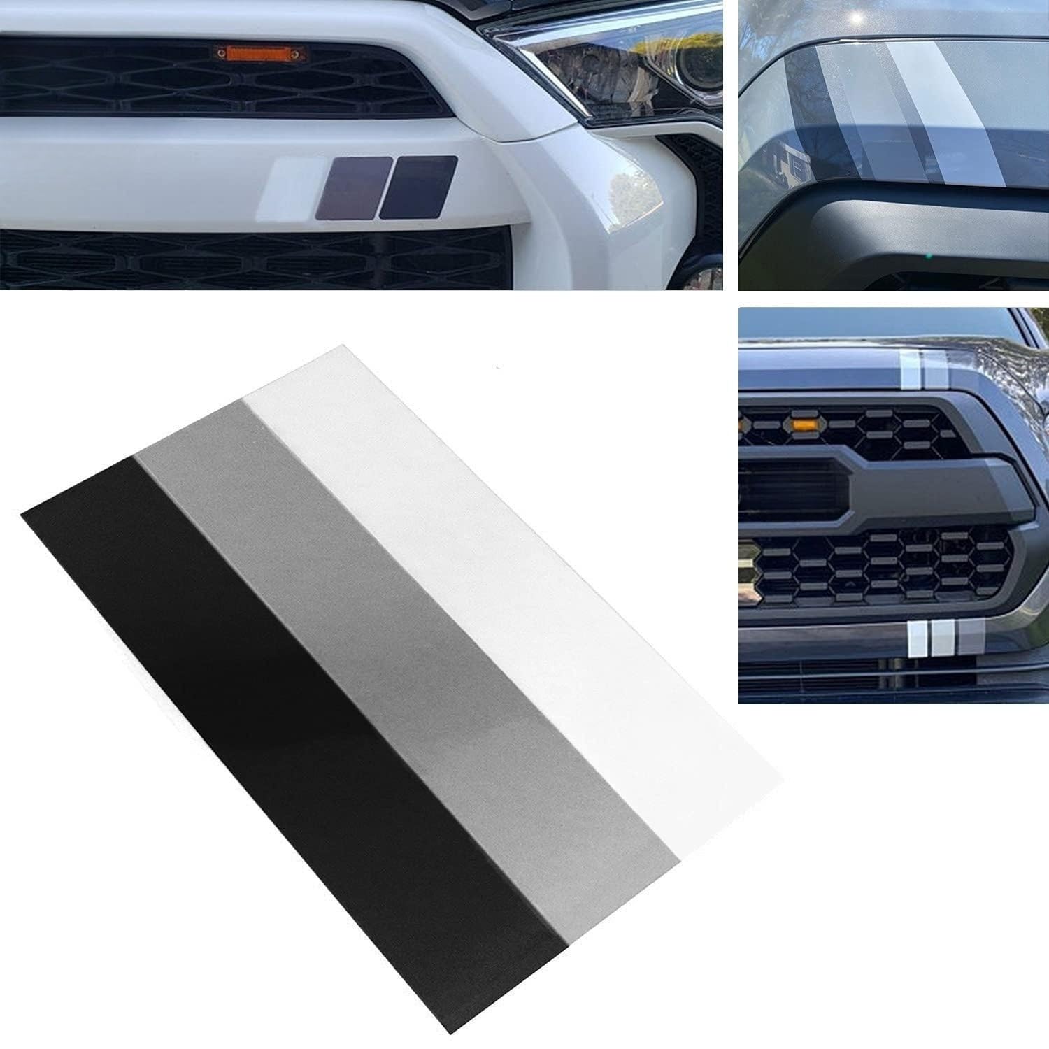 Amazon.com: iJDMTOY 10-Inch Classic Retro Grey Tri-Color Stripe