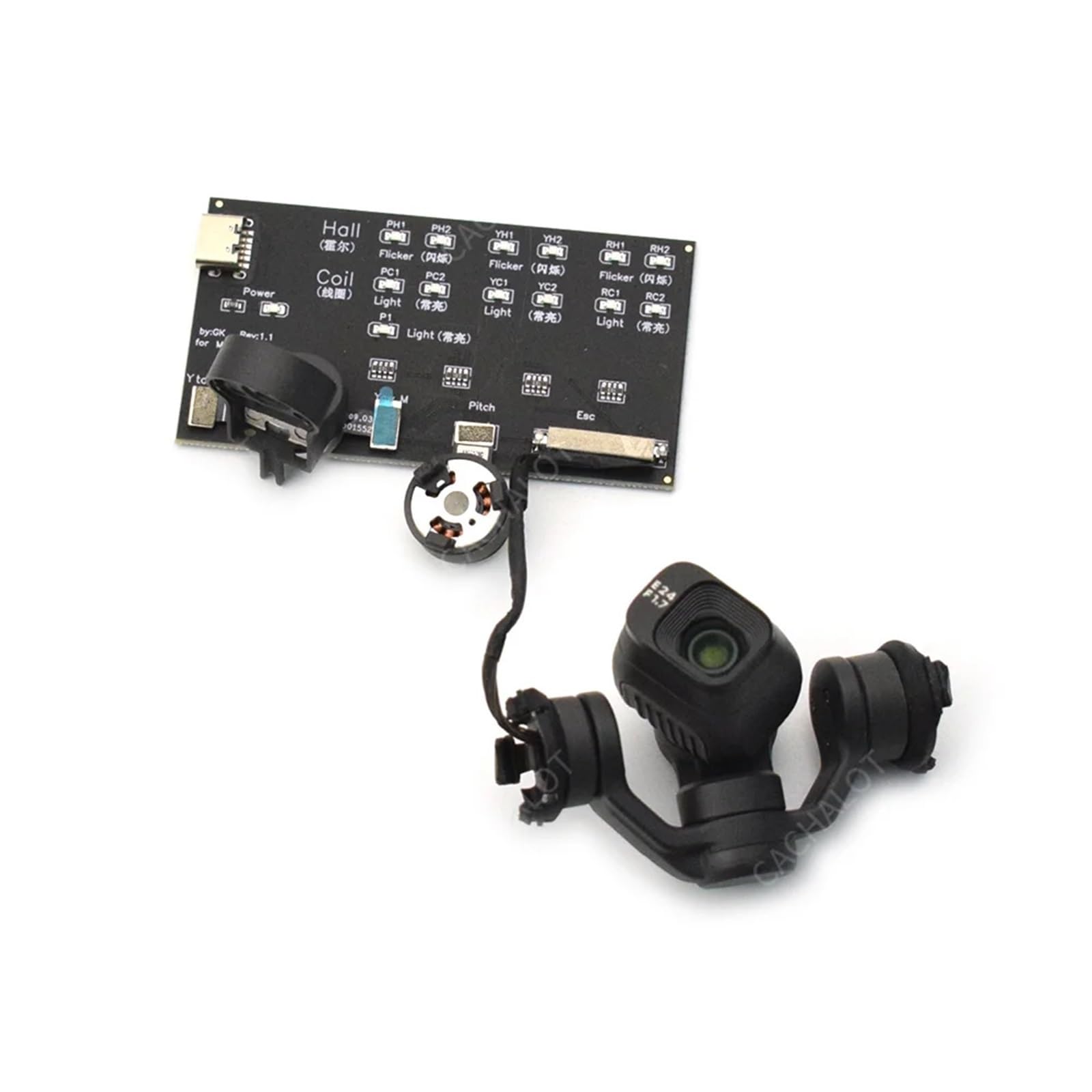 For Mini 3/3 Pro / 4 Pro Drone Gimbal Motor Test Board for DJI Mini 3 Pro Yaw Roll Pitch Motor Empty Gimbal Test Device Repair Parts