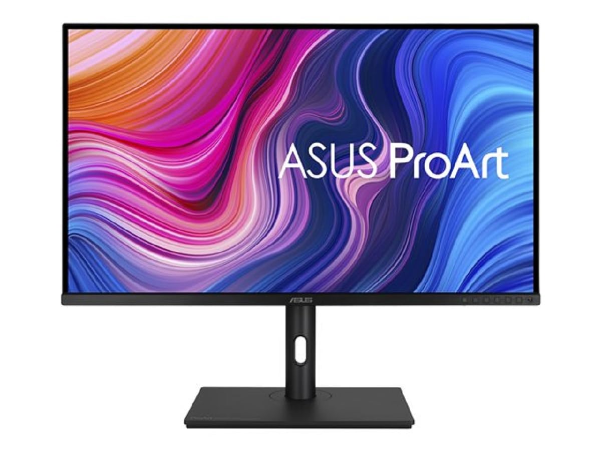 ASUS ProArt PA329CV - 32 Zoll 4K UHD Professioneller Monitor - 16:9 IPS, 3840x2160 - ergonomisch, Pivot, Calman, hohe Farbtreue, DisplayHDR 400 - DisplayPort, HDMI, 90W USB-C, USB-Hub, schwarz