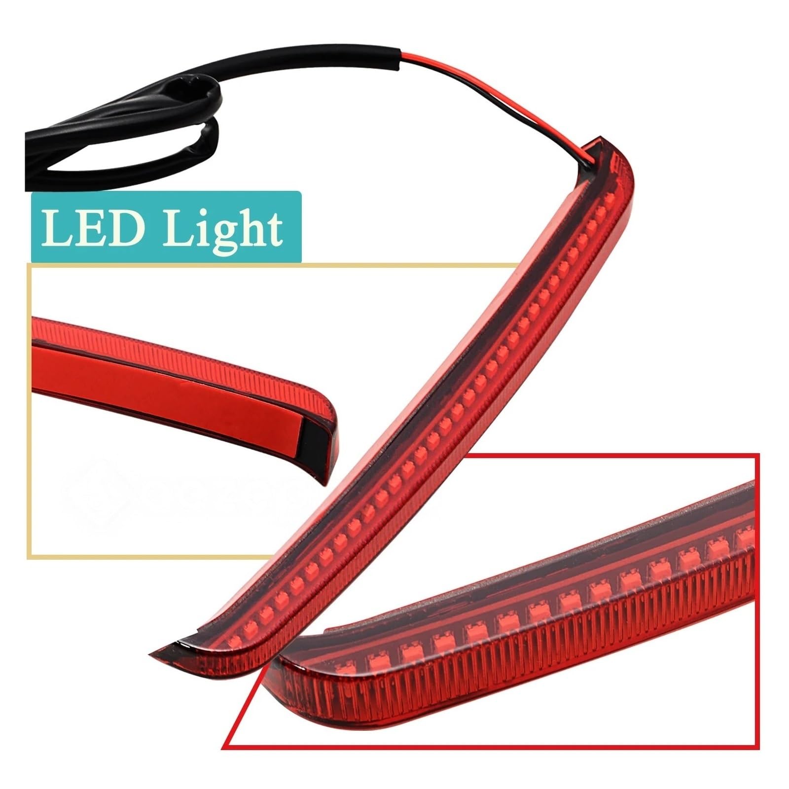 Luci di segnalazione a LED per borse laterali per moto marcia/freno/frecce per Har&ley Touring CVO Street Glide Road King Electra Glide 2014-2023 Fanales Posteriore