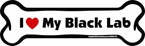 Miniatura 1 de Hueso de plástico con imán Imagine This, 2 x 7in, talla única , negro, (Labrador (BLACK))