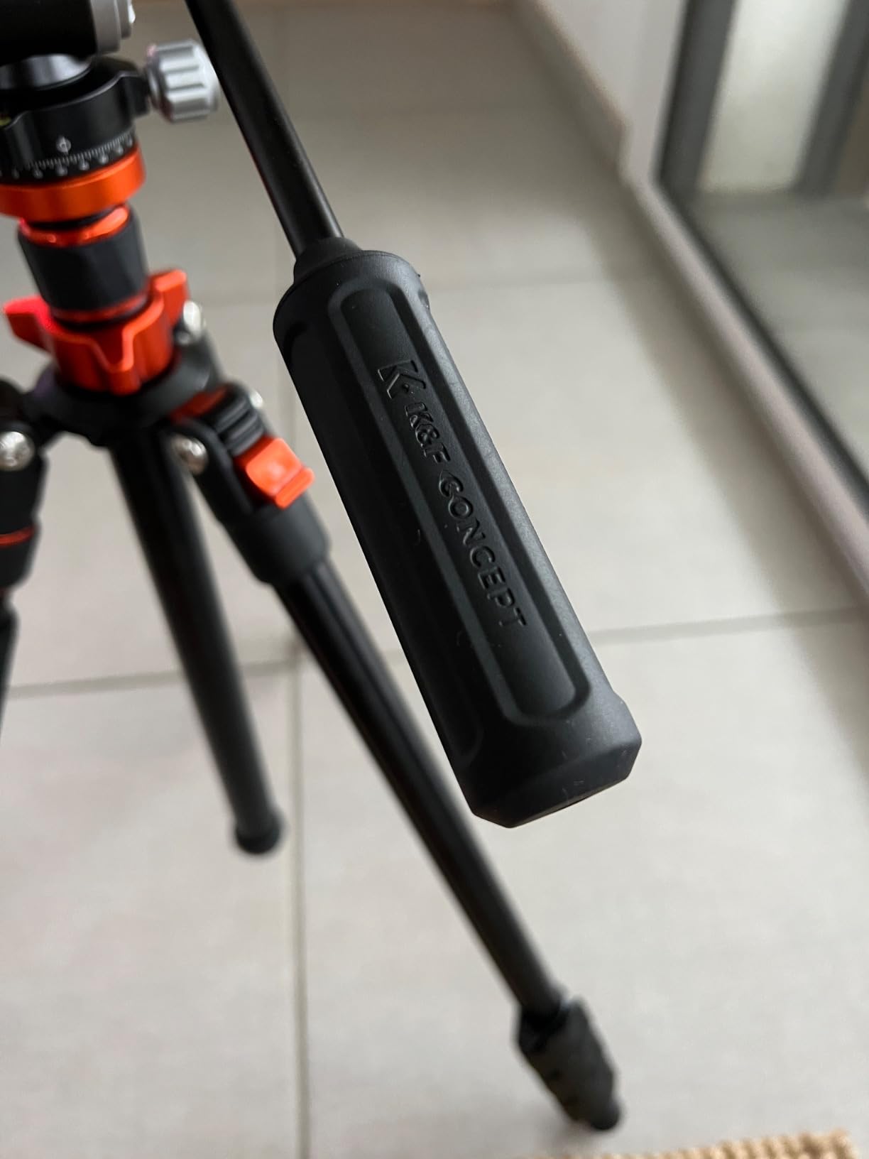 K&F Concept Treppiede Video Con Testa Idraulica – Altezza 200cm, Carico 5kg, Monopiede Smontabile, Per Viaggi E Riprese Professionali