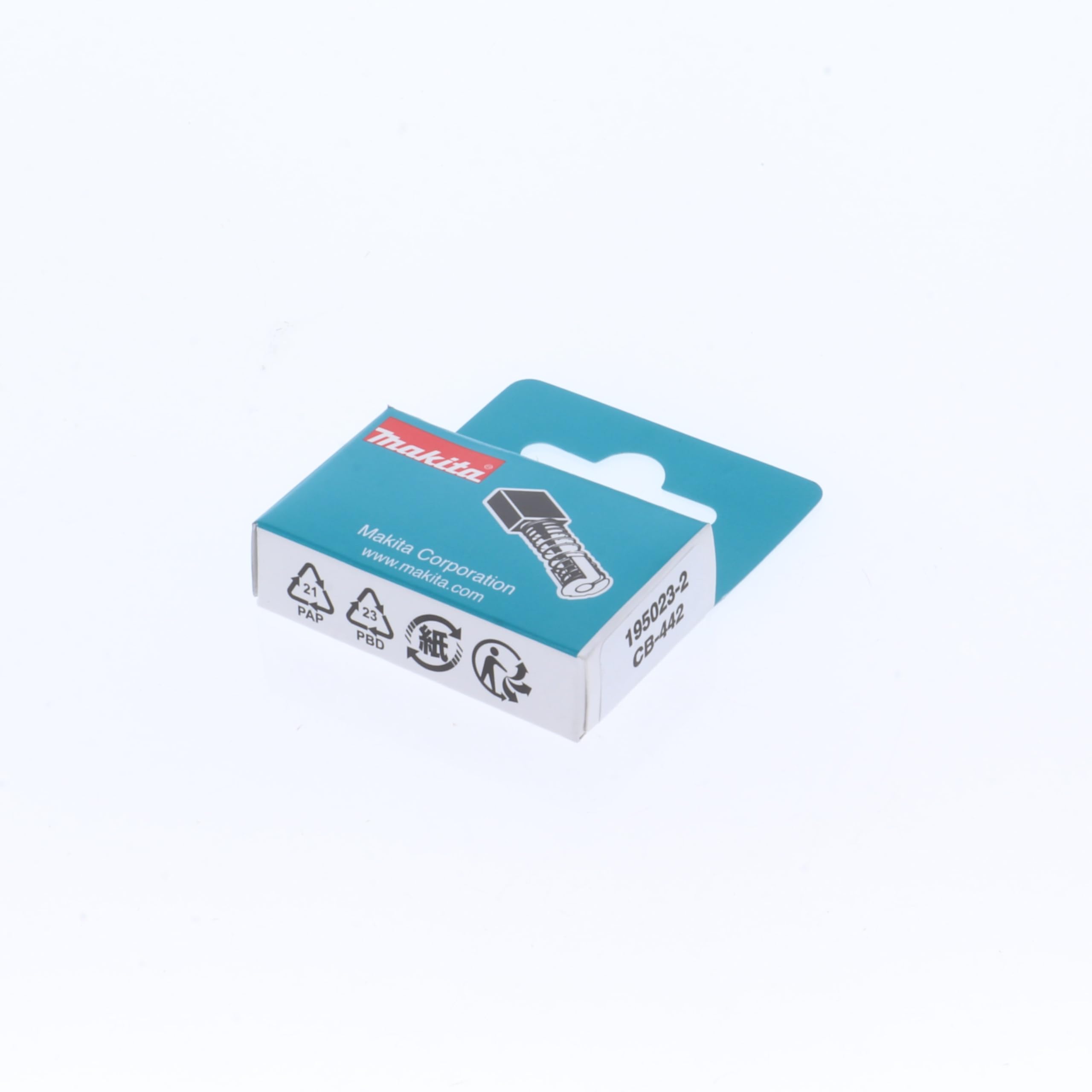 Escobillas de carbón Makita CB442 originales para mantenimiento de motores de herramientas