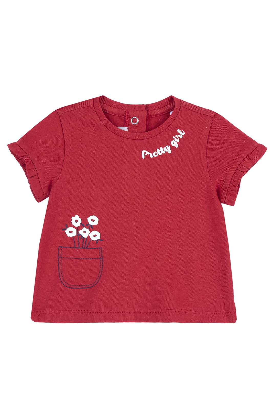 Chicco T- Shirt À Manches Courtes en Coton Fille