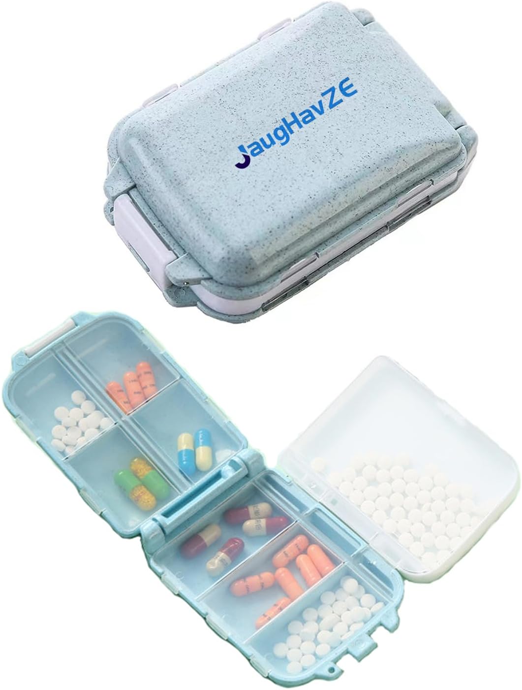 Weekly Pill Box 7 Day Small Pill Case Organiser Sealed Portable Medication Dispenser Pill Boxes Travel