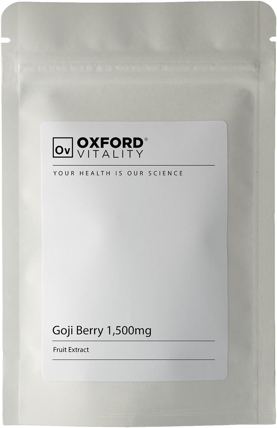 Oxford Vitality - Goji Berry 1500mg Tablets by Oxford Vitality