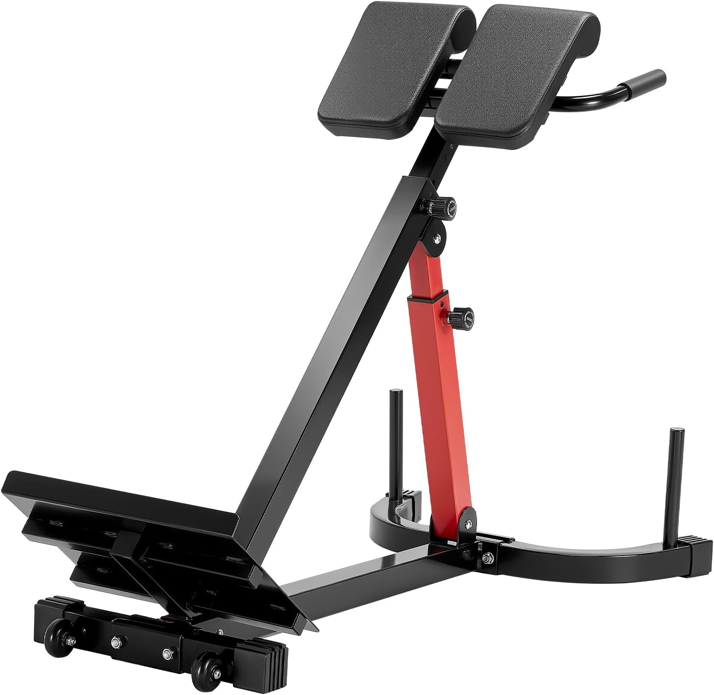 VEVOR Adjustable Weight Bench - 660lb Roman Chair For Full-Body Home Workouts (Back, Abs, Arms, Core)