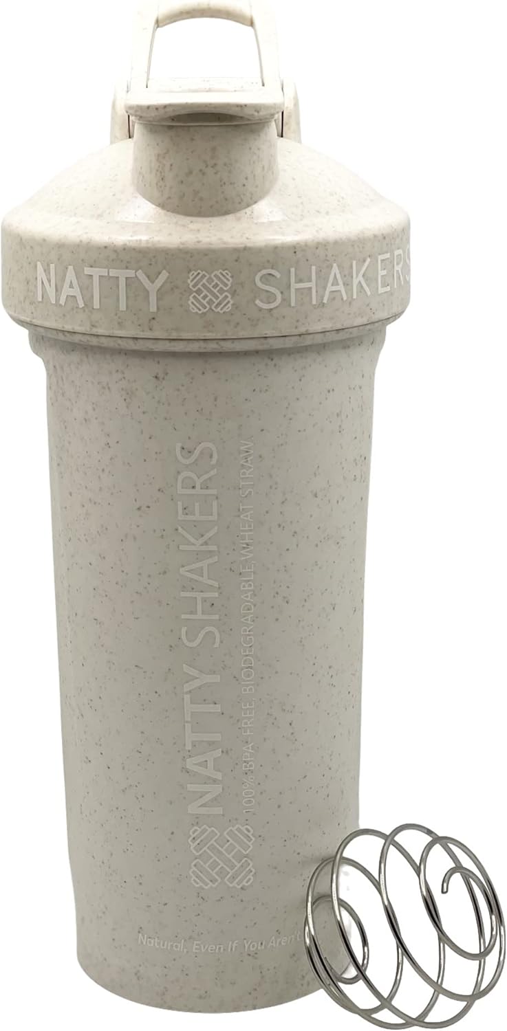 Natty Shakers Natty Shaker 28oz 800ml Eco Friendly Wheat Straw Shaker Bottle BPA