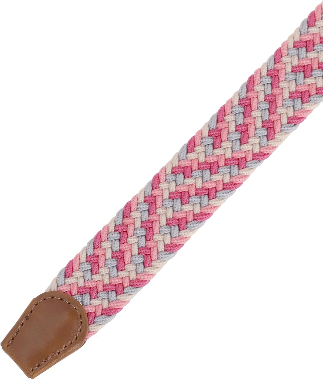 Women's Braided Stretch Waist Belt with Metal Pin Buckle image 3