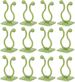 iplusmile Plant Climbing Wall Fixture Clips 200pcs ABS Self Adhesive Green
