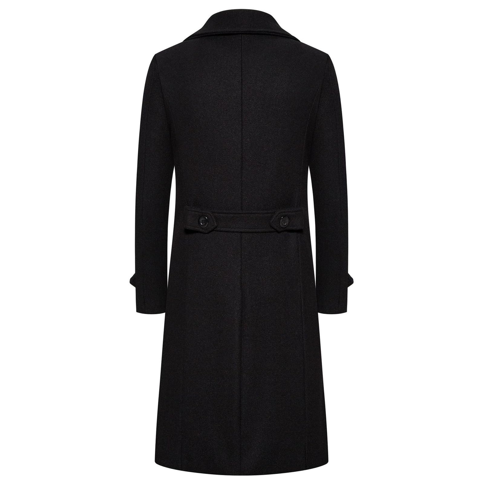 Trench Coat - Cappotti lunghi da uomo, per il tempo libero, da lavoro, con giacca a vento a doppio petto e giacca a vento