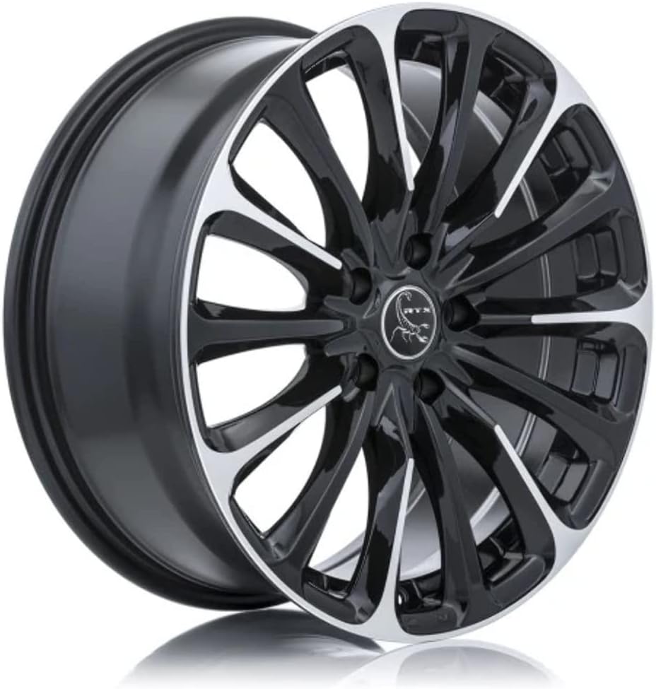 POISON, 17 x 7.5, 5 x 114.3, 42, 73.1, BLACK MACHINED 081672