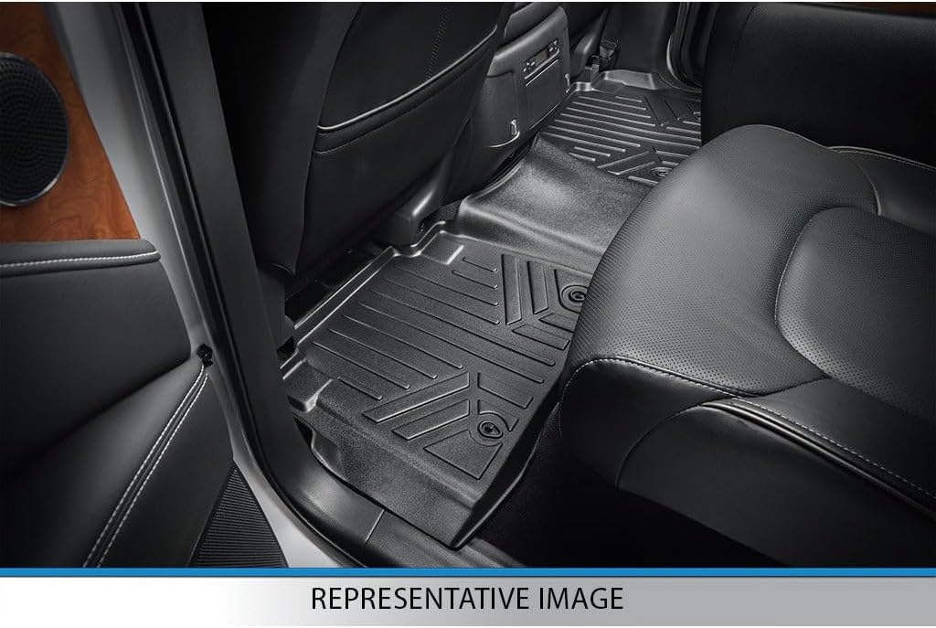 Smartliner All Weather Custom Fit Floor Mats 2 Row Liner Set Compatible with 2020-2025 Ford Escape image 4