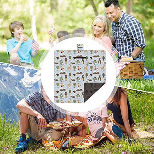 Tapete de piquenique – Cobertor de praia dobrável à prova d'água à prova de areia | Bolsa prática p