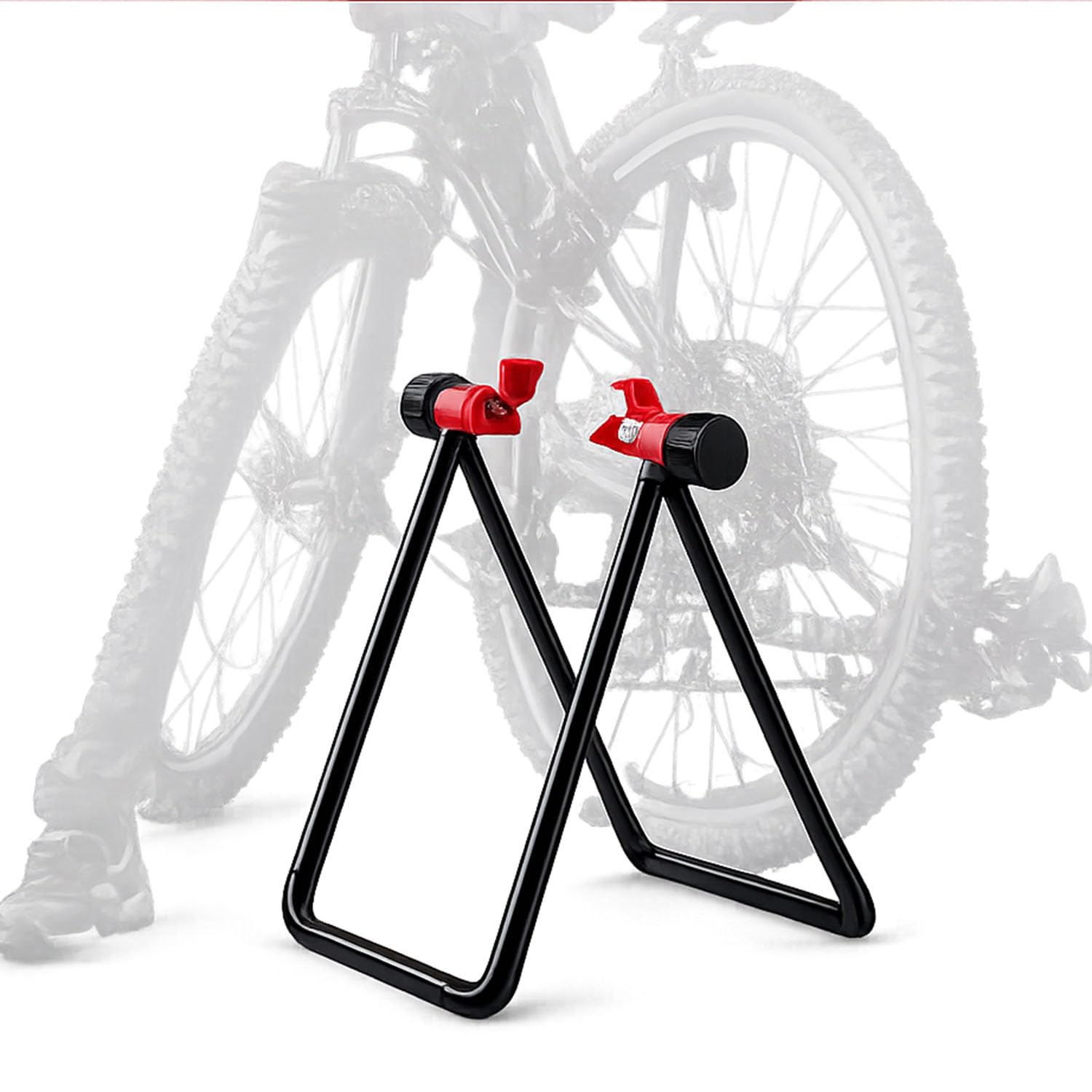 YAZVNTO Mountain Bike Parking Stand Repair Stand for Gazelle Arroyo C7 2018–2026 Foldable Bicycle Floor Rack U-Shaped Vertical Bike Storage Stand