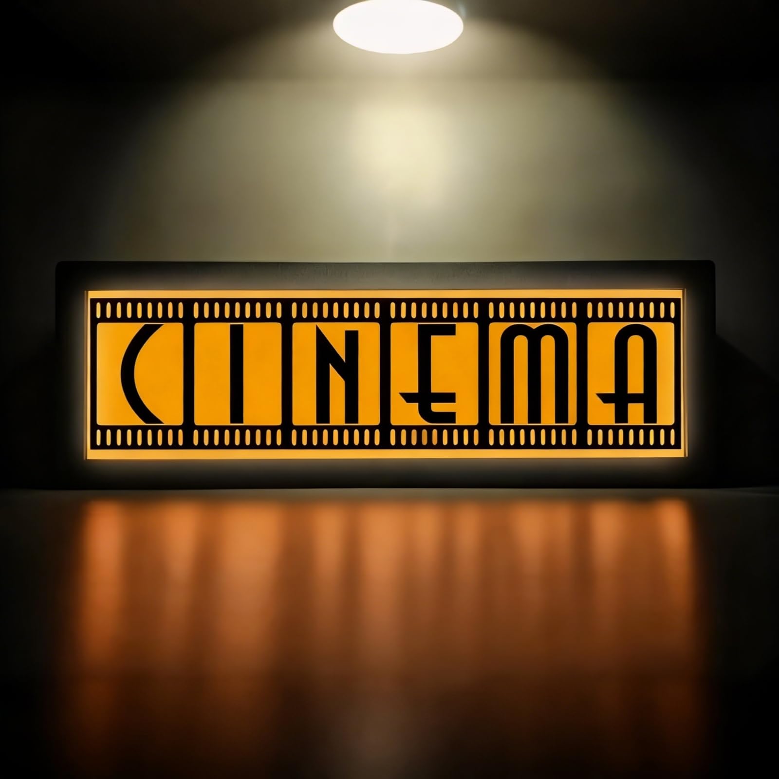 Cinema RGB LED Neon Lightbox Dimmable Wall Mountable Pulsing Studio Warning Sign per Cinema Biblioteche Caffè Home Company Desk Wall Decor Alimentato da USB