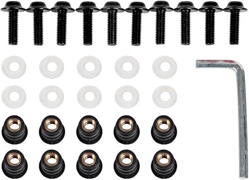 TCHAU Kits de carrocería para Aprilia RS 660 125 Shiver 750 RS660 RS125 RSV4R RSV4R RSV4 R RS V4R RS V 4 R 10 piezas de pernos de parabrisas de