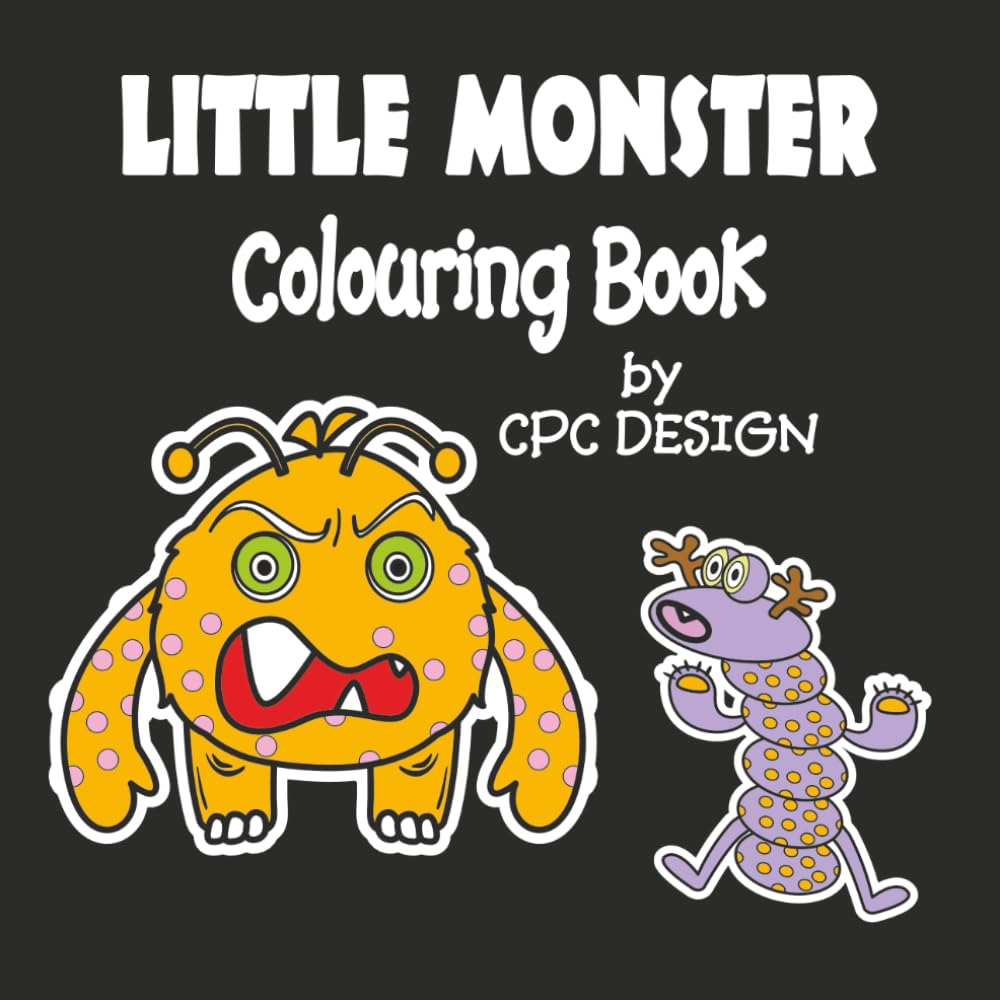 Little Monsters Colouring Book: 30 hand drawn monsters to bring to life with colour