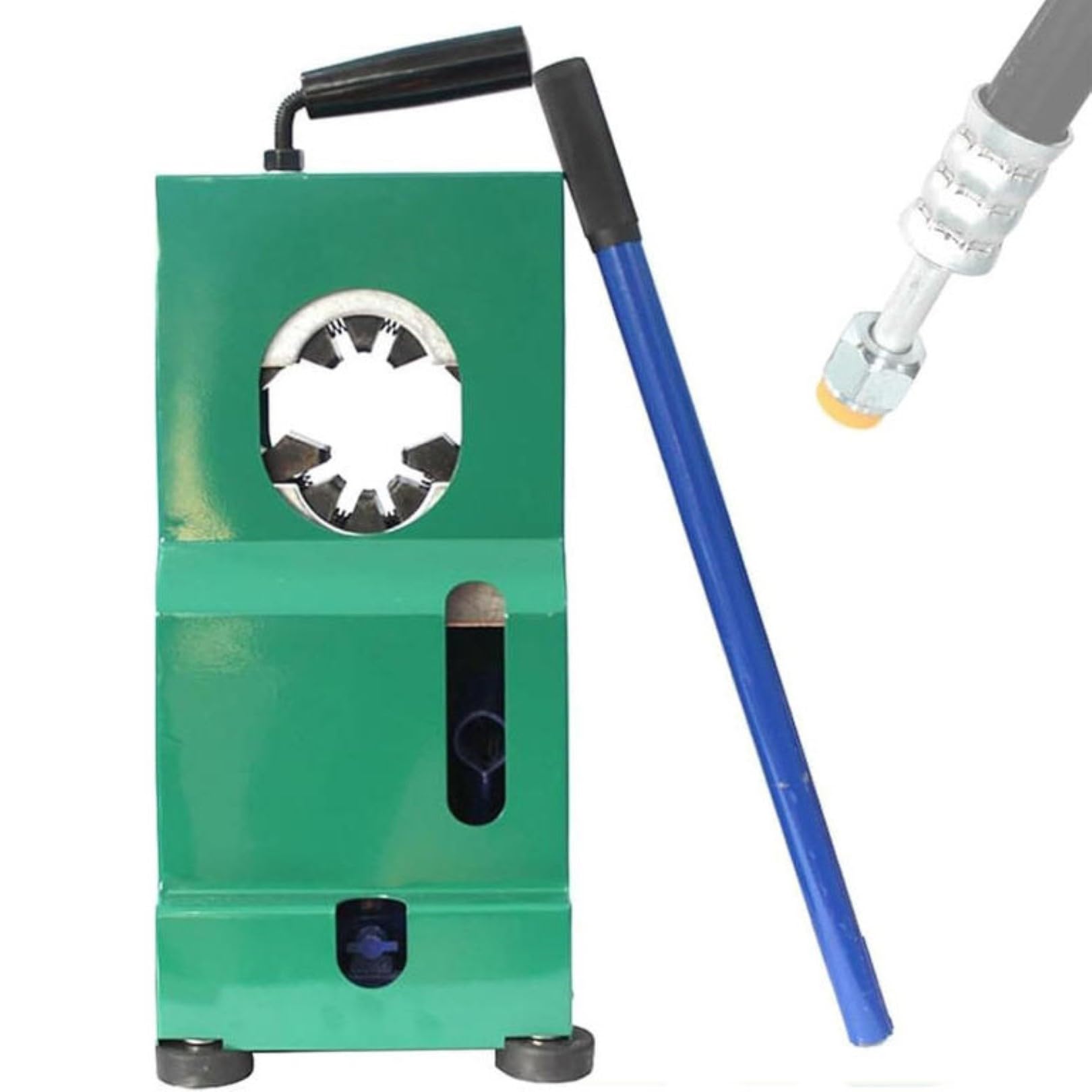 Máquina Manual hidráulica para engarzar mangueras, engarzadora portátil para tuberías industriales y de fontanería, Herramienta de 3 Dientes para prensar Tubos de Formas Especiales