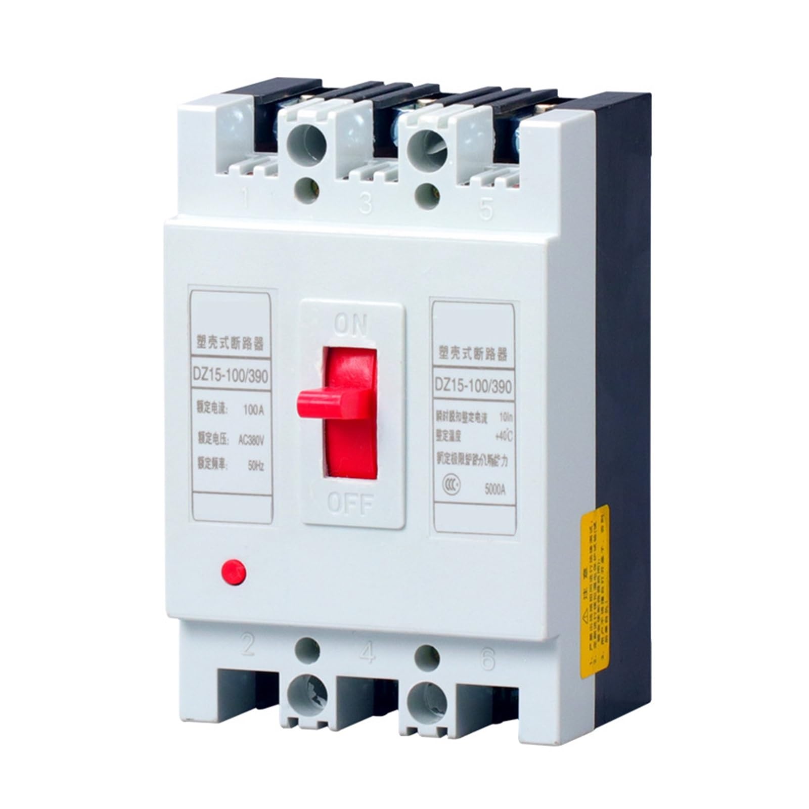 Disyuntor DZ15 3P de 63A para solucionar apagones por sobrecarga en motores de 380V