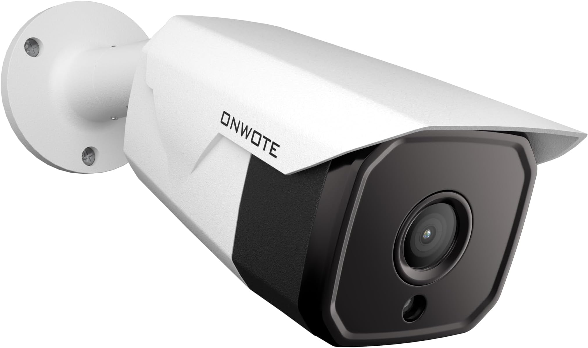 ONWOTE 【Audio】 5MP HD PoE Security IP Camera Outdoor, 5 Megapixel 1944P Bullet Video Surveillance Camera, 100ft Night Vision, IP65 Waterproof, Motion Alert