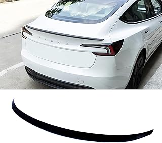 2024 2025 2026 Glossy Black Rear Spoiler Wing Lid for Tesla Model 3 Highland Facelift Long Range & Performance