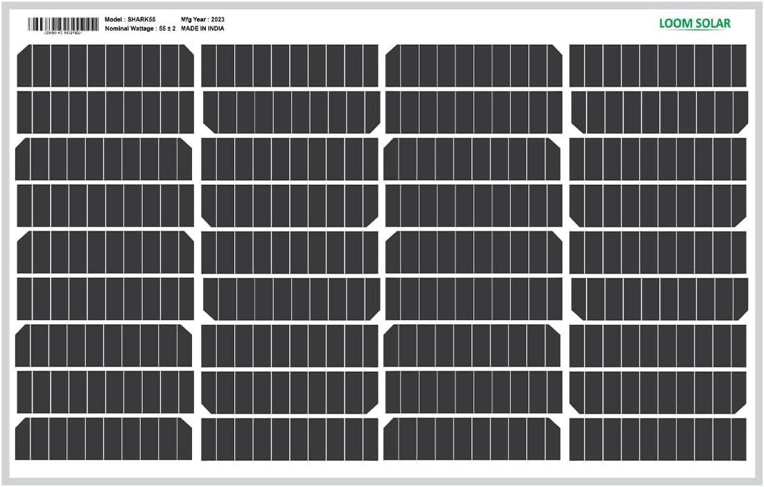 LOOM SOLAR Panel 55 WATT/12 V Mono PERC