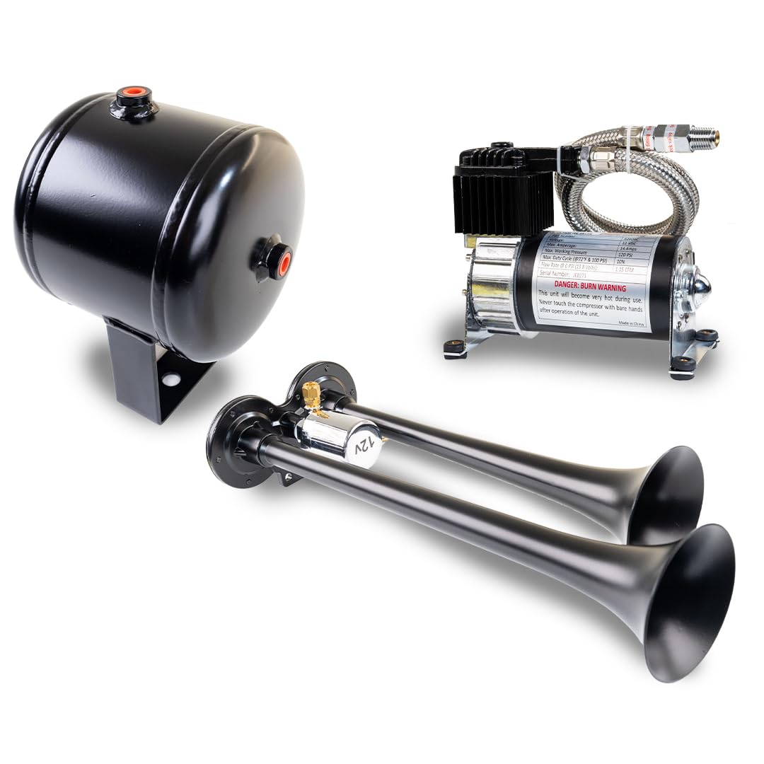 Amazon.com: Kleinn Air Horns HK2-1 Complete Dual Truck Air Horn
